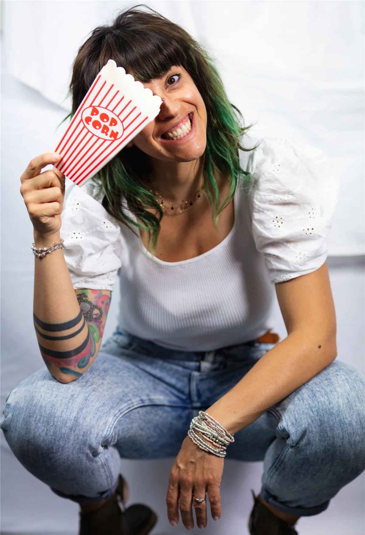 Capelli colorati e frangia decisa per un cambio look bold