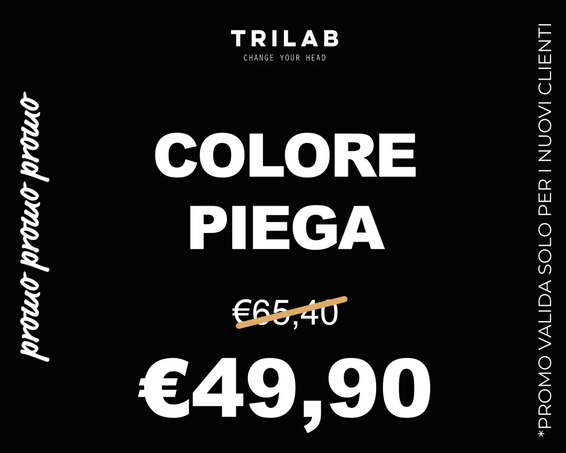 Promo colore e piega a 49,90 euro